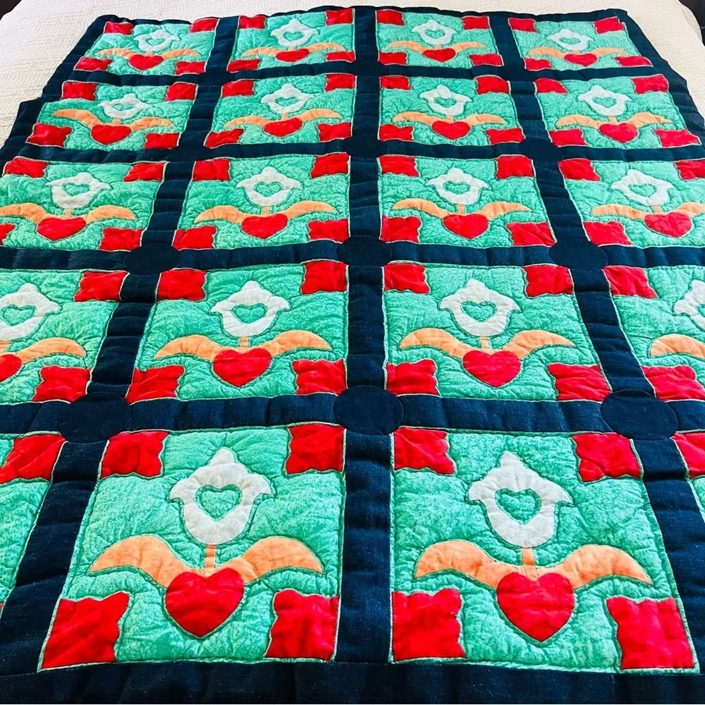 Handmade vintage quilt